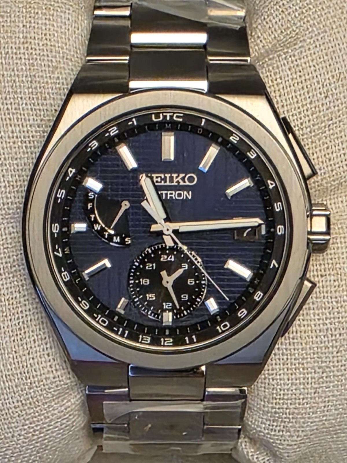 SEIKO ASTRON NEXTER SBXY065 Navy Utility Design Titanium Men’s Watch New in Box