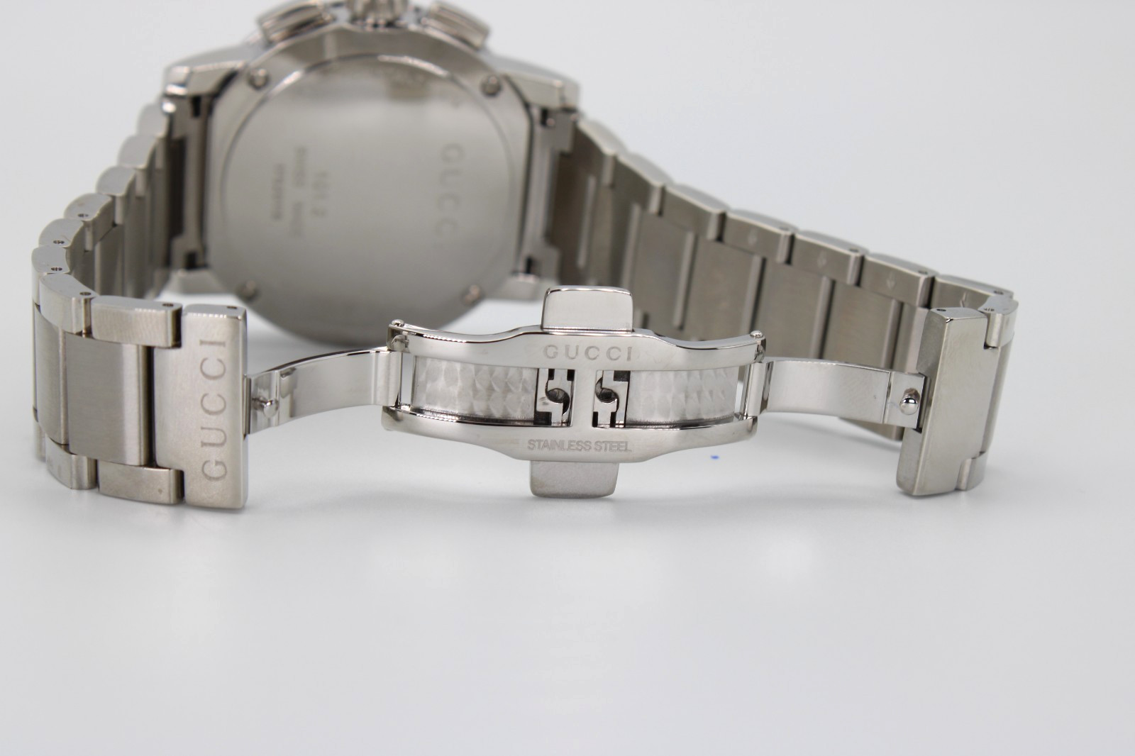 GUCCI G-Chrono YA101201 Silver Dial Men Watch 44mm