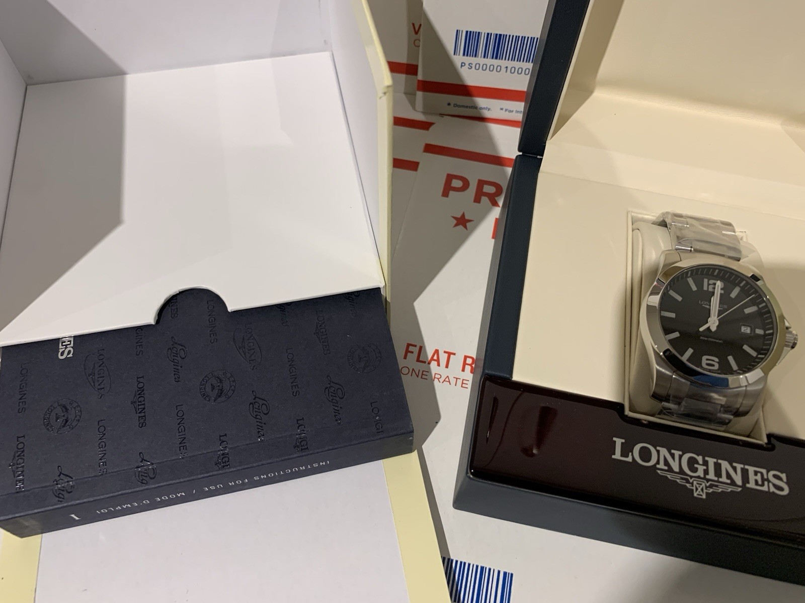Longines Conquest 41mm Black Dial Men’s Quartz Watch L37594586