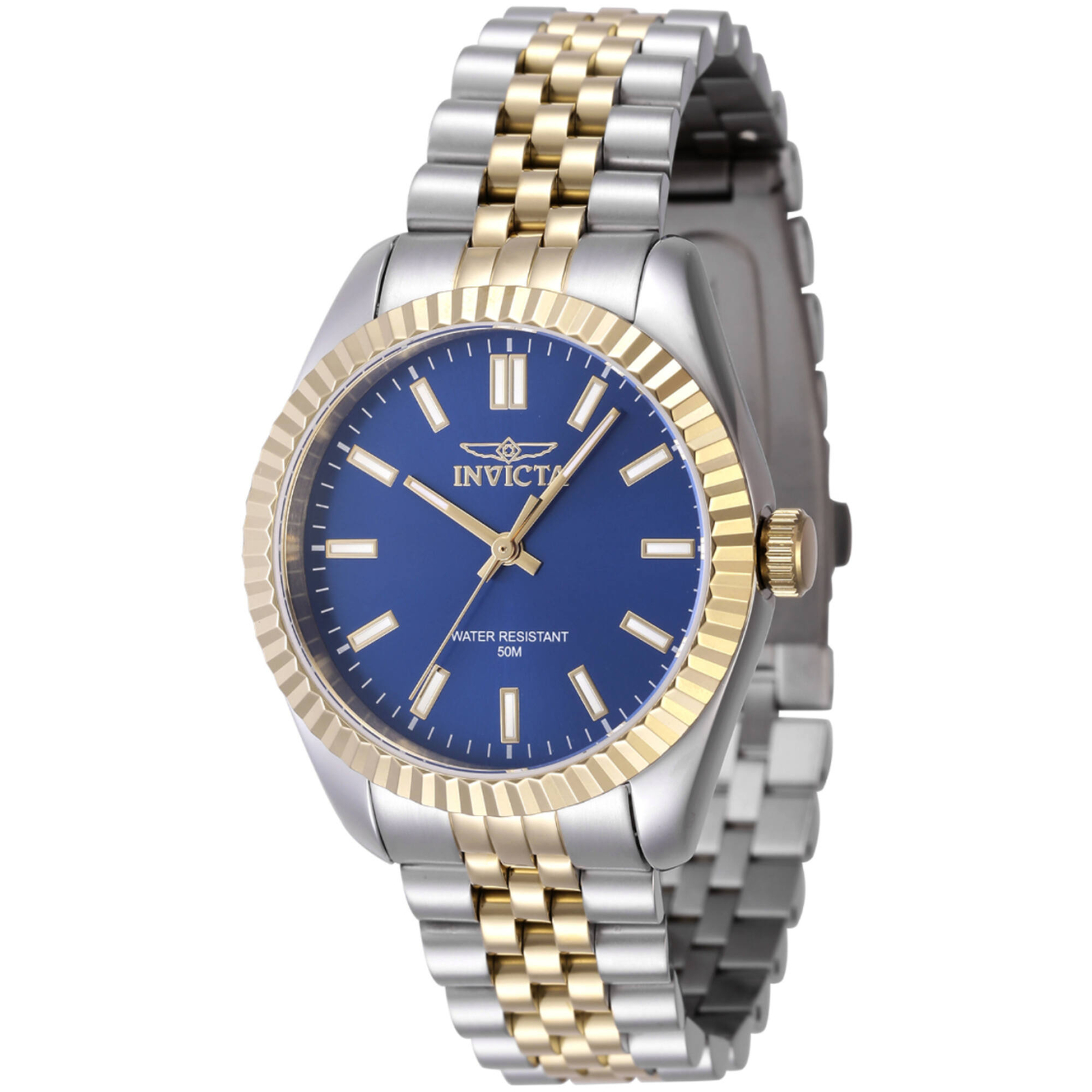 Invicta Women’s Watch Specialty Quartz Blue Dial Two Tone Bracelet 47502