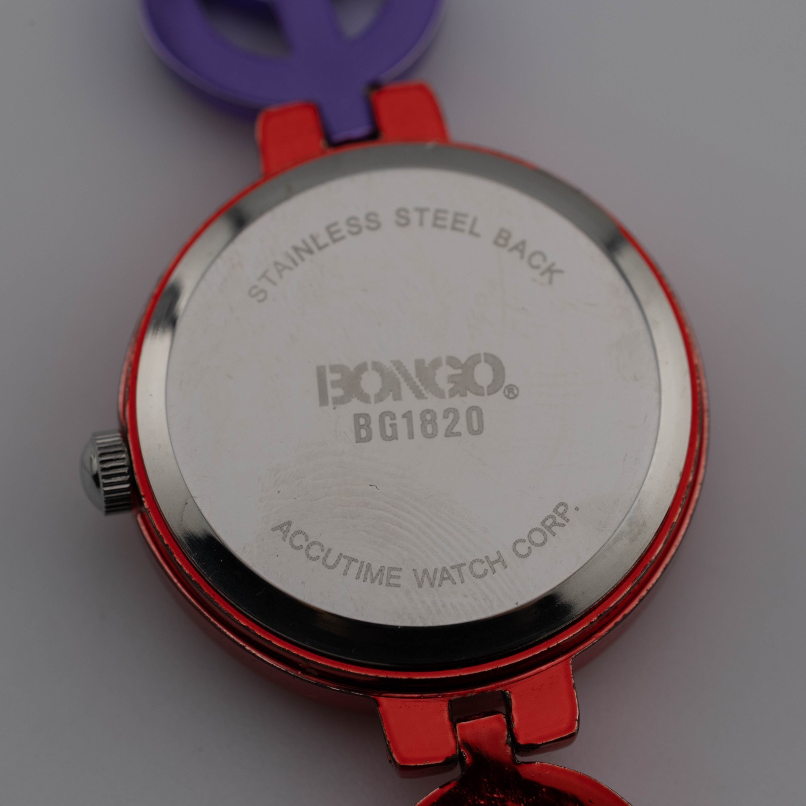 BONGO BG1820 Multicolored Quartz Analog Women’s Watch Sz. 8″ New Battery