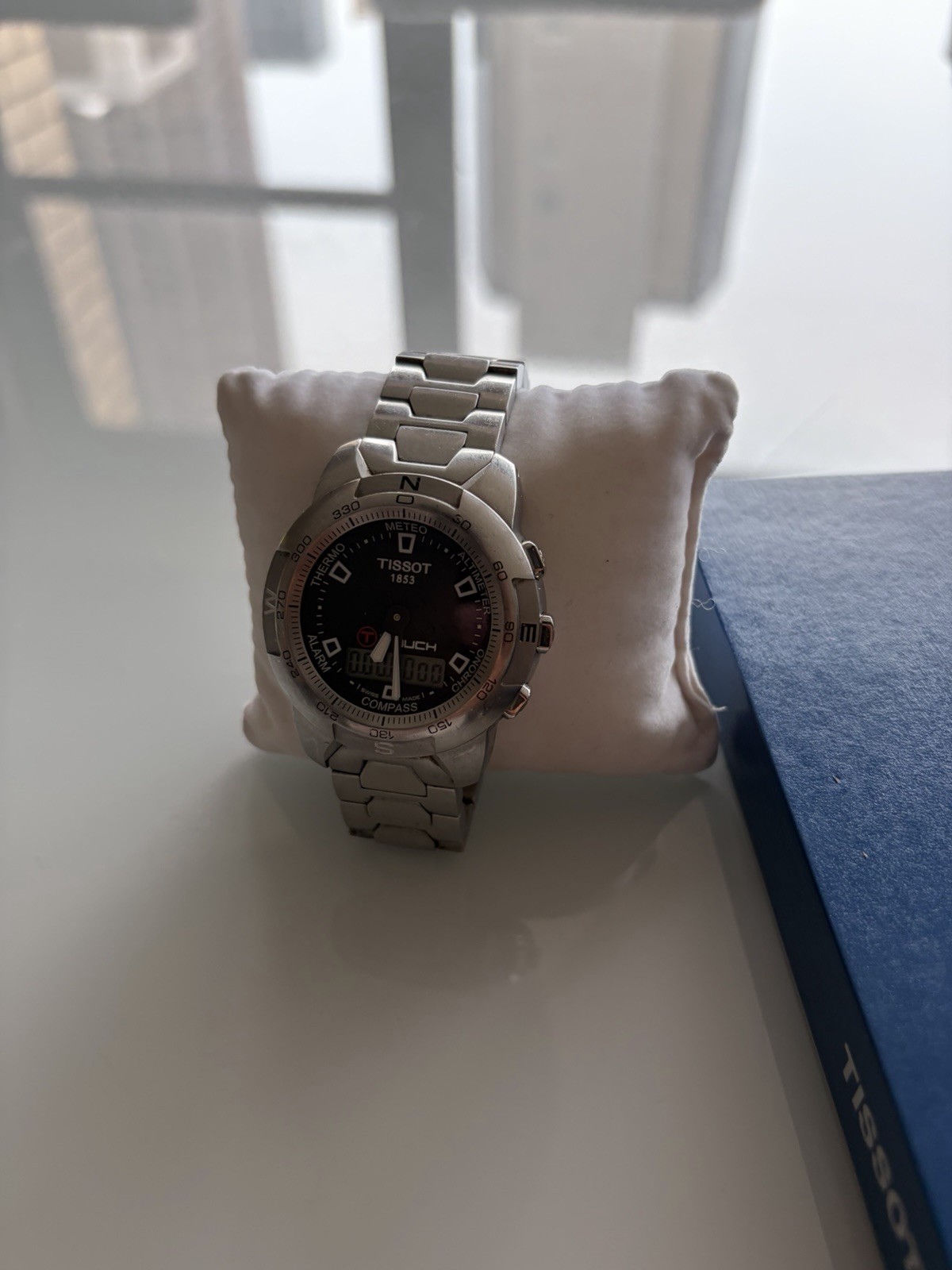TISSOT T TOUCH MEN’S CHRONO COMPASS WATCH (with card and box)