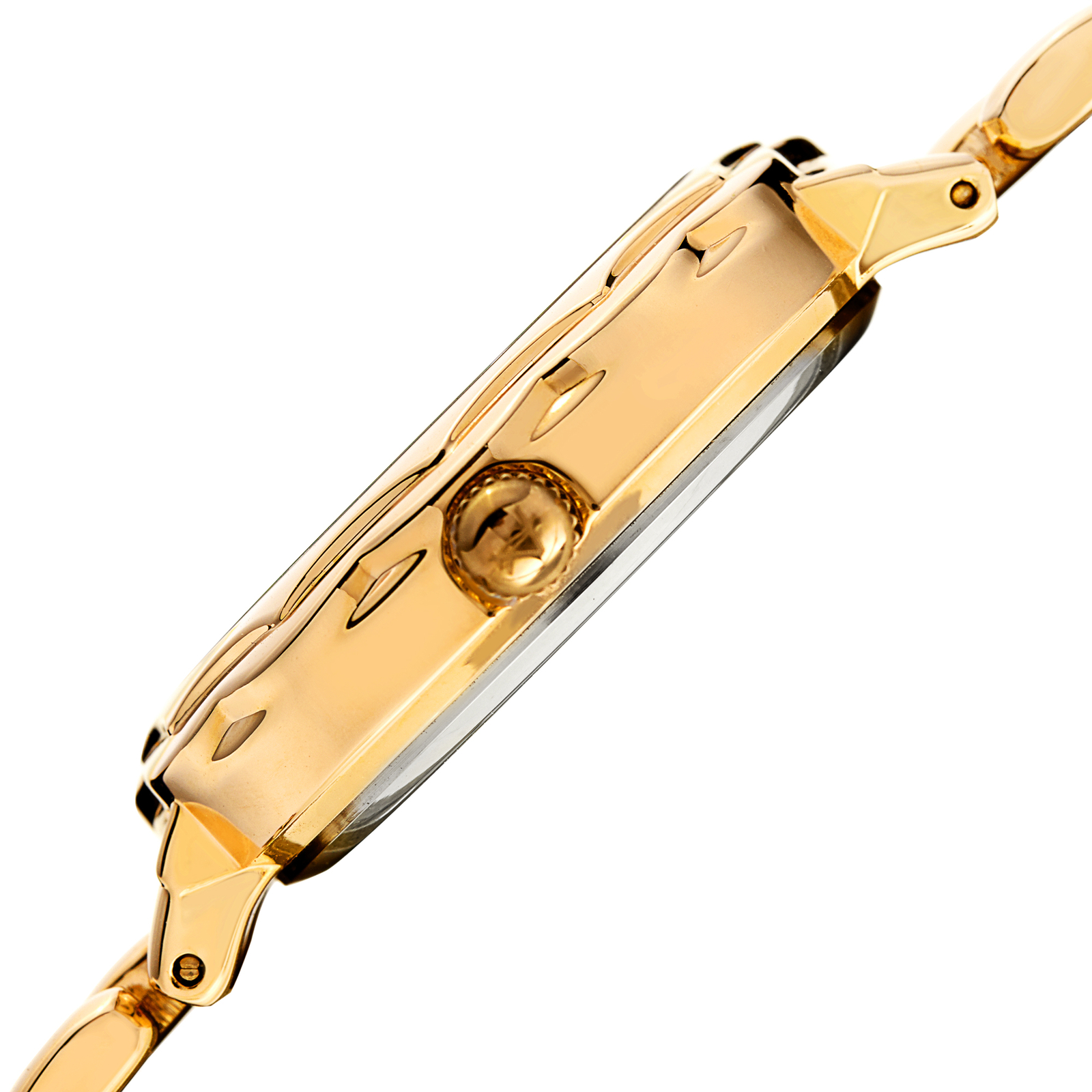 Women’s August Steiner AS8248YG Quartz Diamond Marker Gold Tone Bracelet Watch