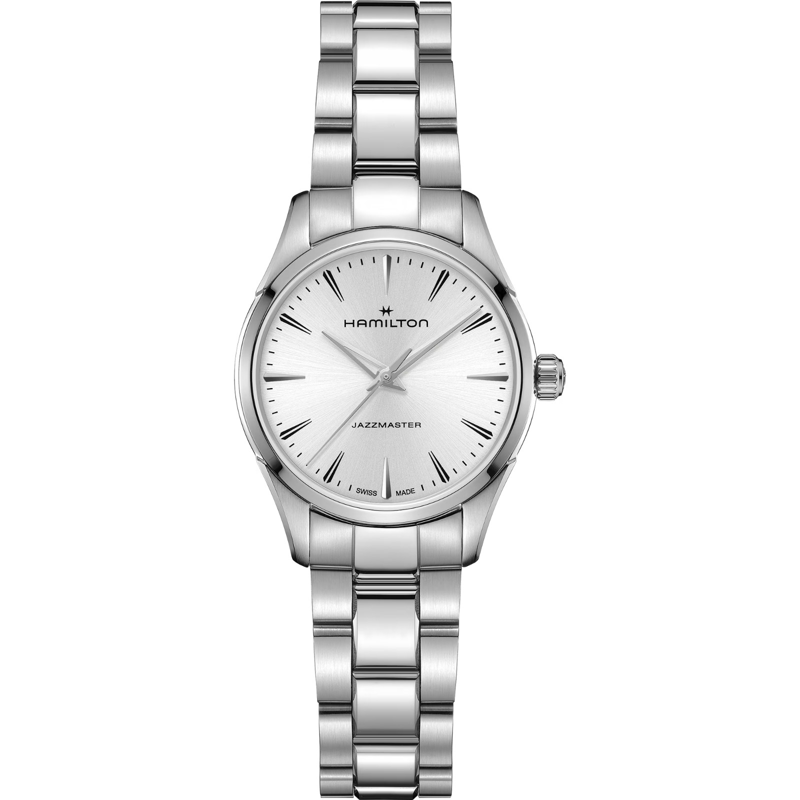 BRAND NEW HAMILTON Jazzmaster Quartz 32mm Silver Dial H32301181
