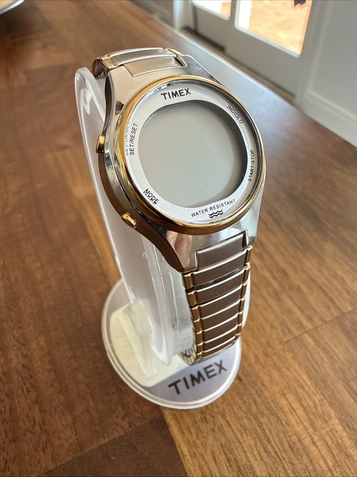 Timex T2N313 30mm women’s digital Indiglo Needs battery. Expanding Bracelet
