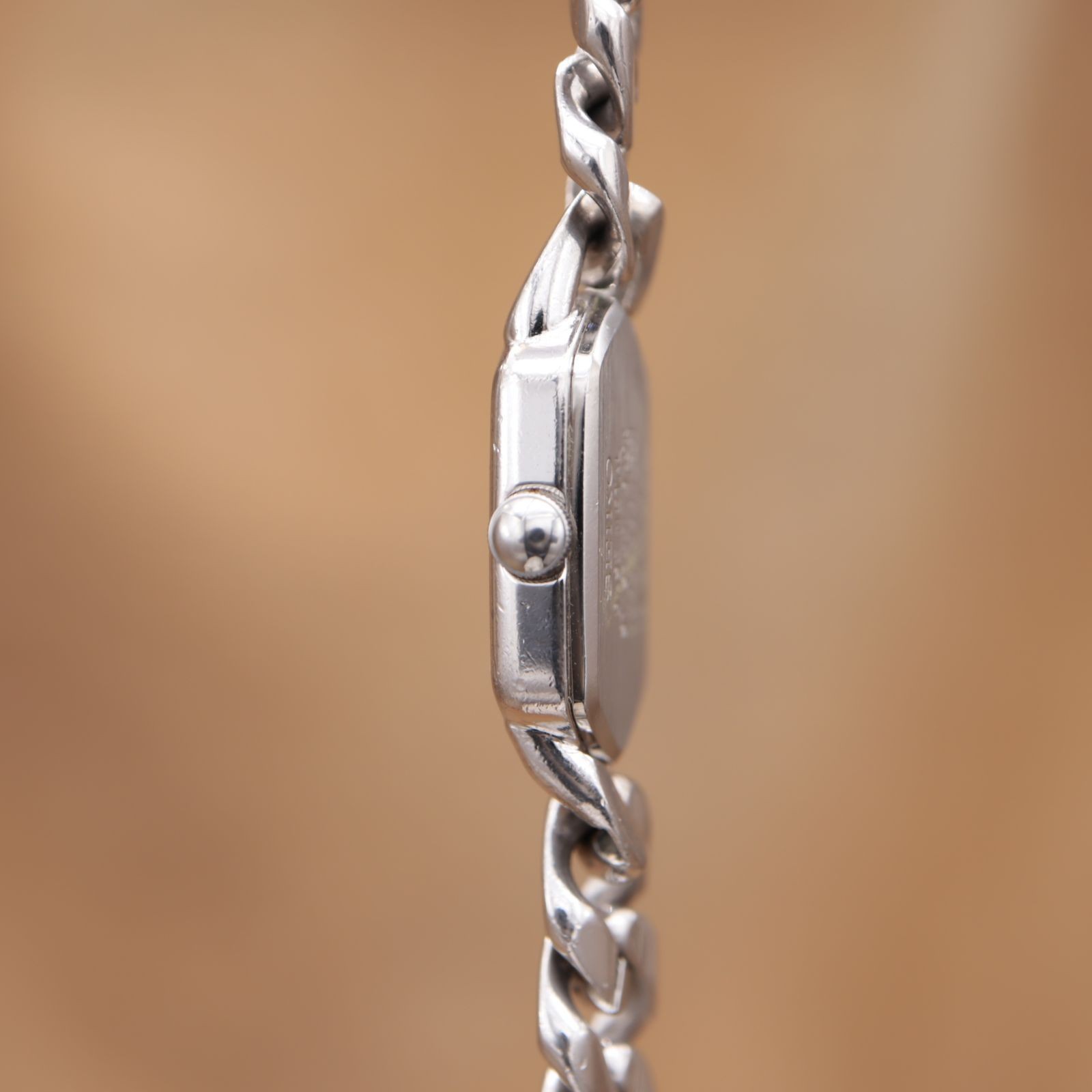 SEIKO 2E20-5360 Quartz Chain Hexagon Ladies Vintage 13.5mm 1985 Battery Replaced