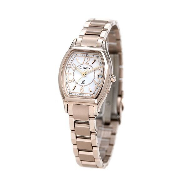 CITIZEN Women’s Watch ES9354 69A Cross Sea Eco Drive Radio Clock Titania Line Ha