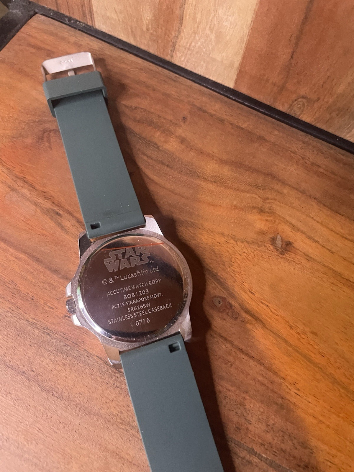 Boba Fett watch (new)(needs battery) STAR WARS