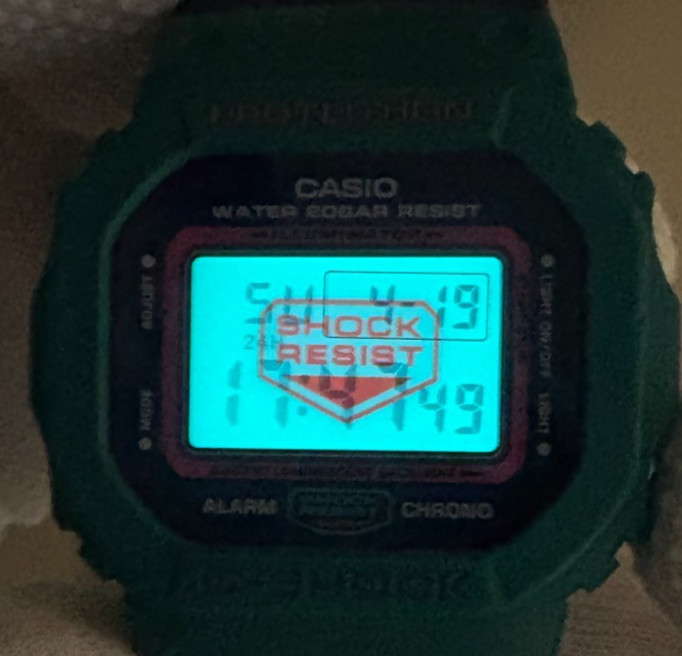 [NEAR MINT] CASIO G-SHOCK DW-5600TB Throwback Colors Digital Mens Watch JAPAN