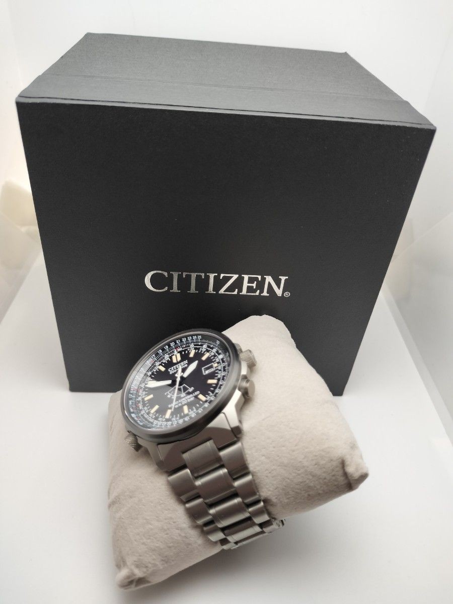 Citizen Promaster H411-T007295 Eco-Drive Radio Titanium Watch