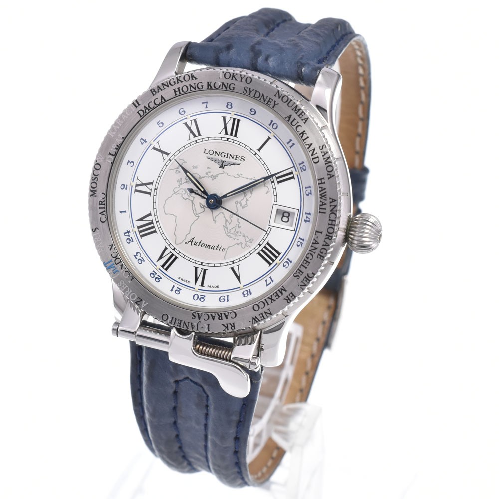 with paper LONGINES Lindbergh Hour Angle L2.610.4 Automatic Men’s Watch M#148711