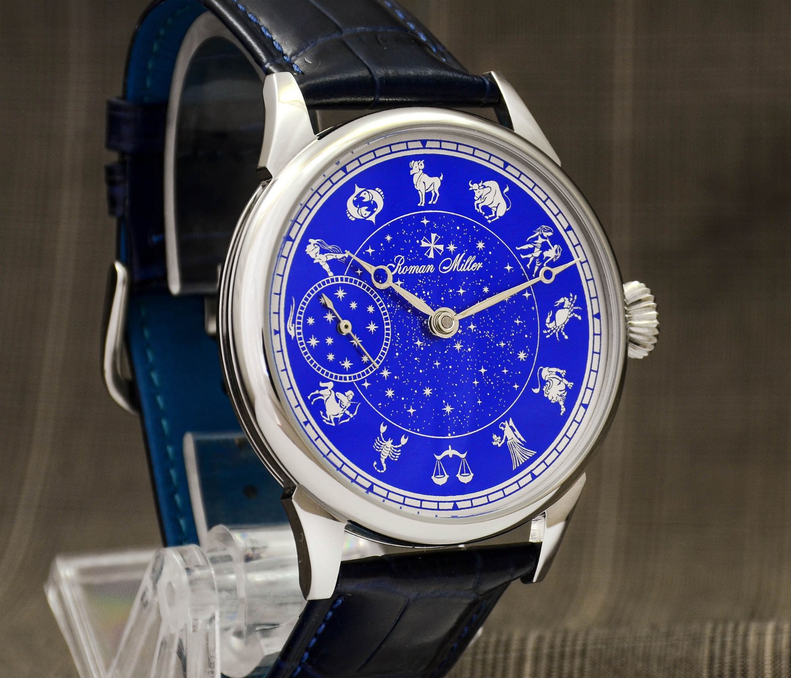 Dress Watch Zodiac Signs Man Wrist Watch Classic Marriage Watch Roman Miller