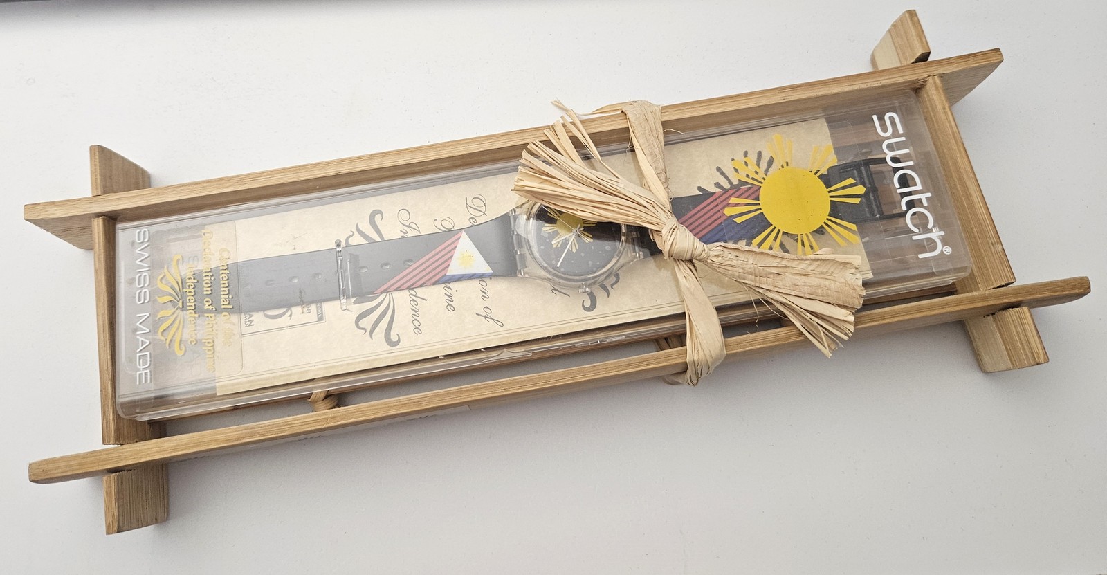 SWATCH SPECIAL 1997 GK268PACK BAMBOO PACKAGE Philippines Centennial Swatch