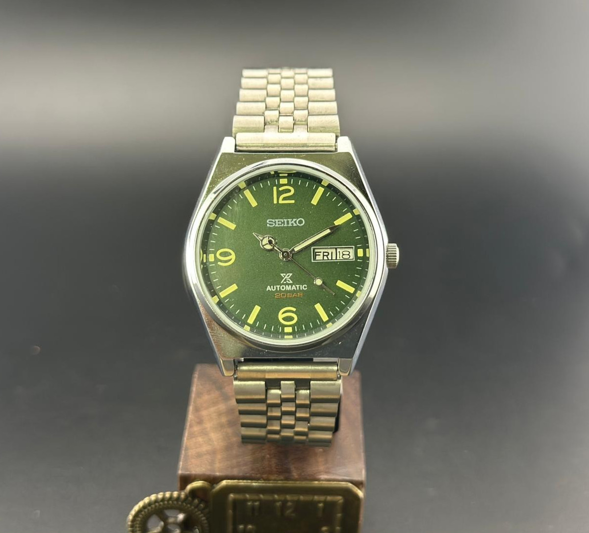 Vintage Seiko Automatic 6309A Japan Made Men’s Wrist Watch, Day/Date