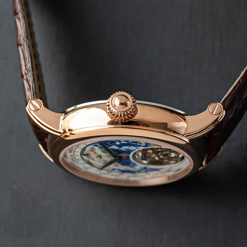 Sugess Tourbillon Master Enamel Earth Seagull ST8000 Mechanical Watch SUEARTHG