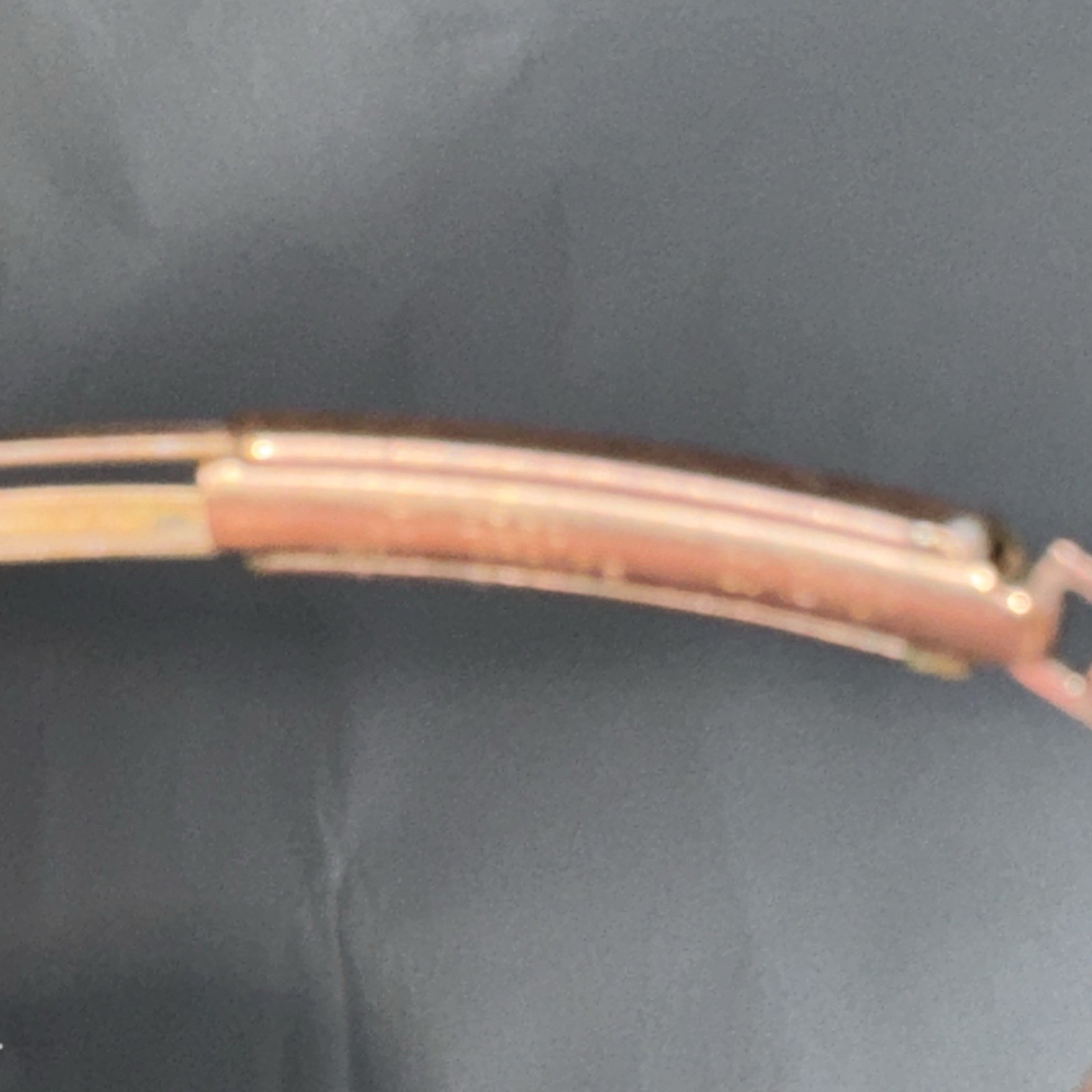 Vintage Clinton Womens Watch 1/20 12KGF Finesse Band Missing Crown Parts Repair