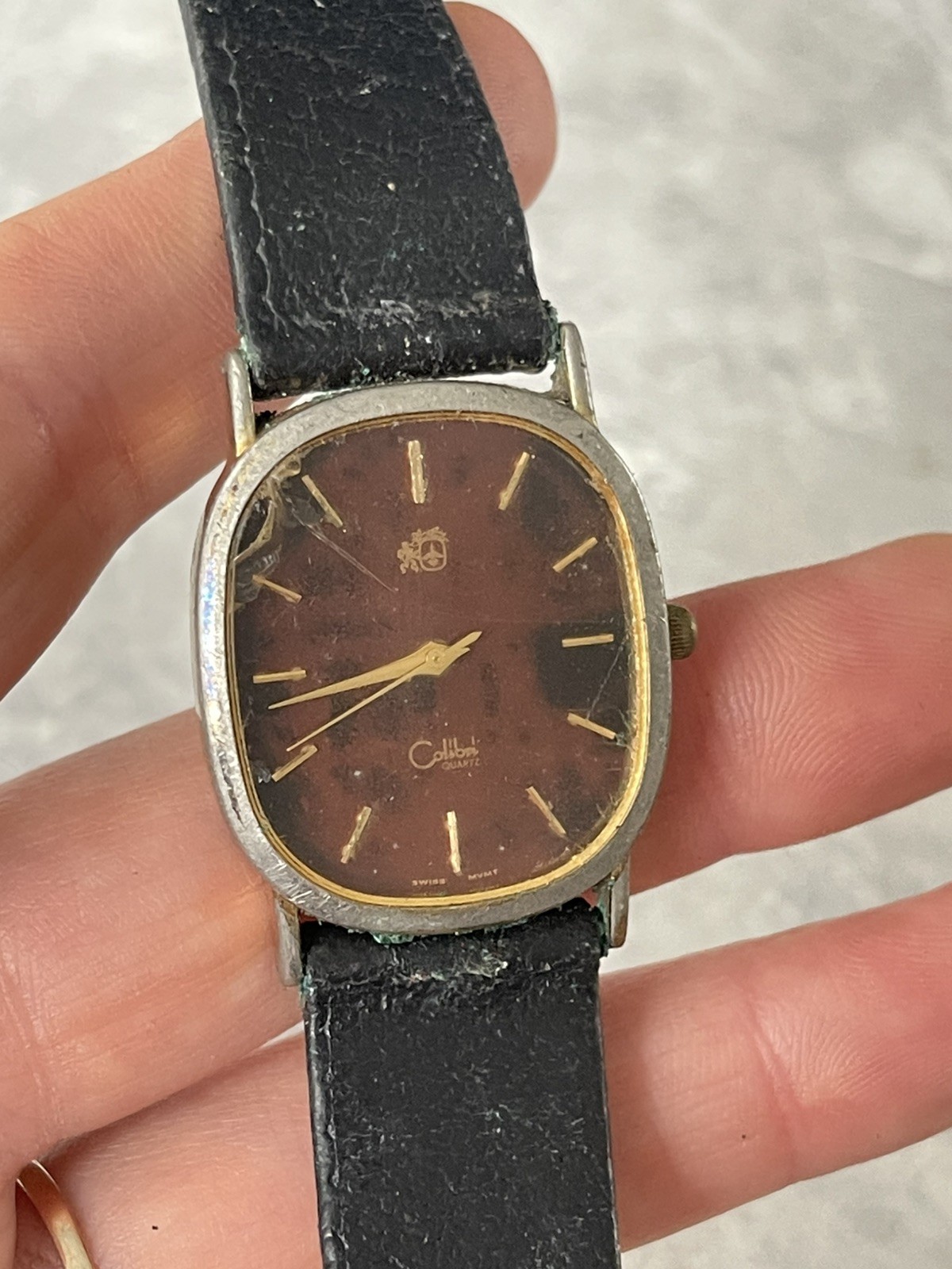 Colibri London Vintage/Retro Swiss Quartz Gold Metal Wristwatch Watch Swiss 915