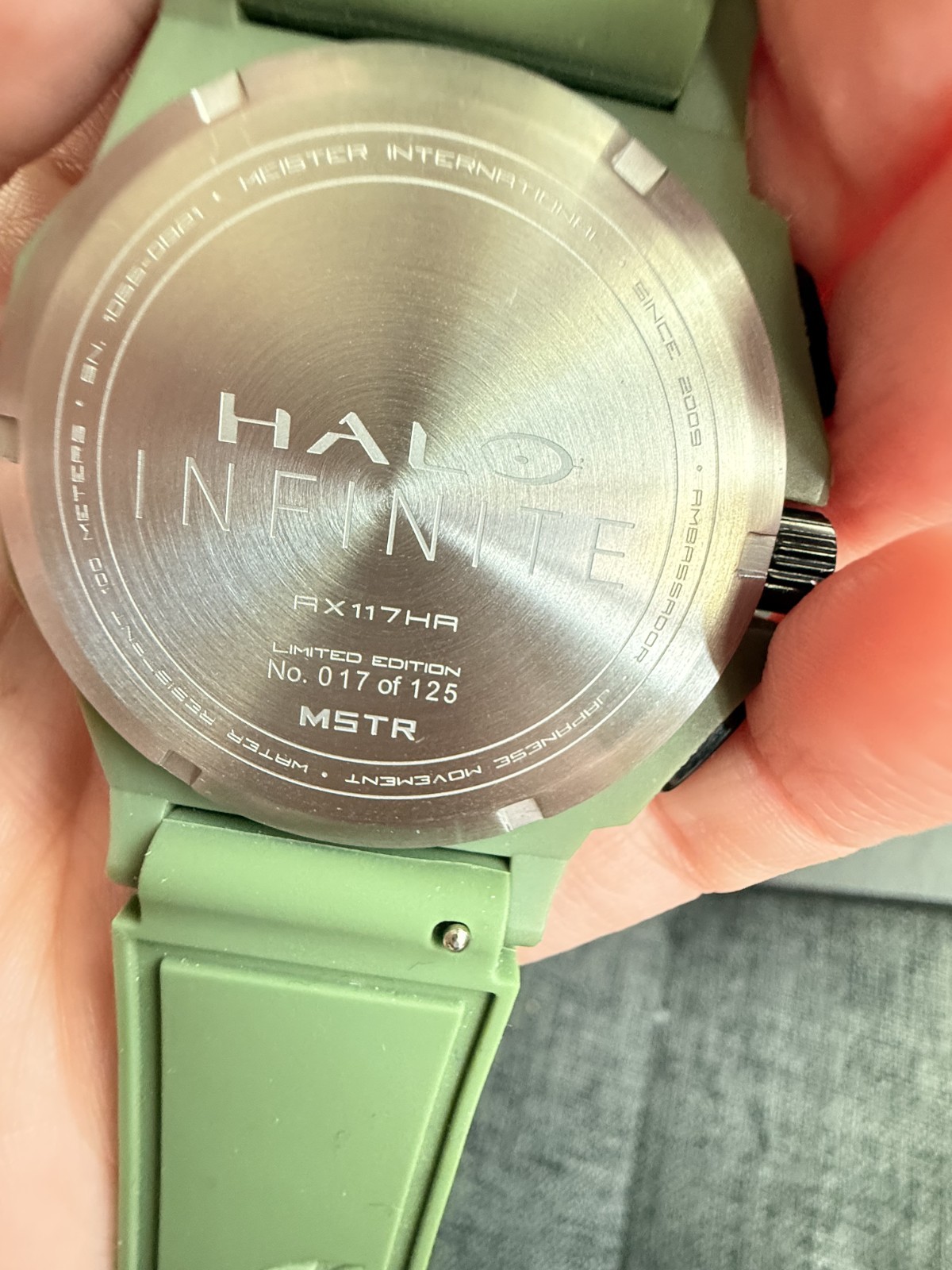 MSTR Ambassador X HALO 117 Chrono #017/125 – LE – Box Included