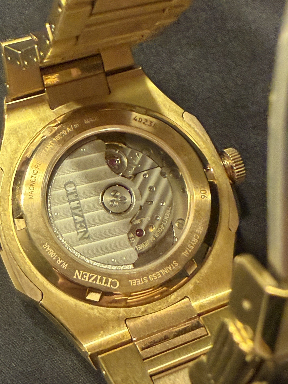 CITIZEN Series 8 Watches NB6033-51E Gold Plated/Gold Plated mens
