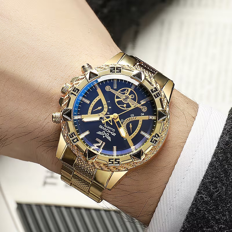 12PCS Men’s Fashion Quartz Watch Set – Business & Casual Style