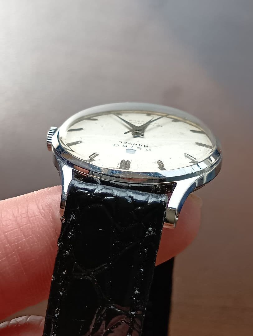 SEIKO MARVEL Hand wound Watch with Diashock 17 Jewels confirmed operational