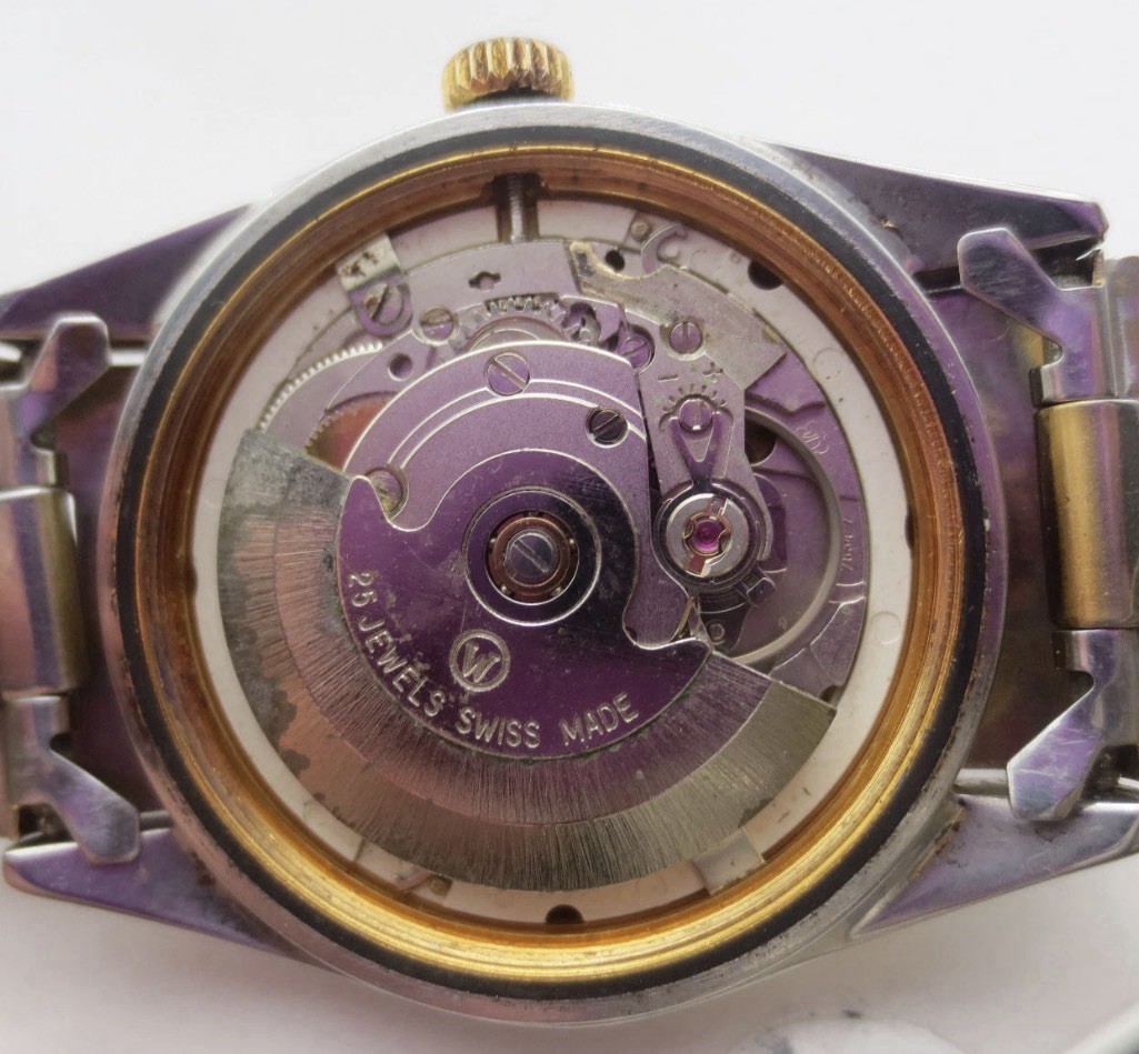 VTG West End Watch Co. Lowan Split DayDate 2 Tone Automatic Men’s Swiss Watch