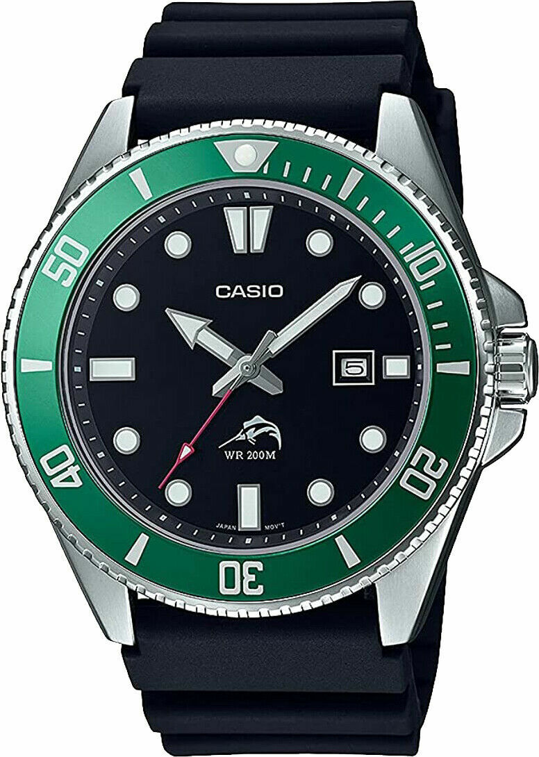 Casio MDV106B-1A3 Men’s Green Diver Analog Sports Watch