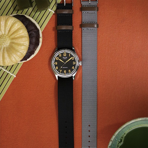 KUOE KYOTO OLD SMITH TiCTAC Special Order Limited Automatic Watch Black 38mm