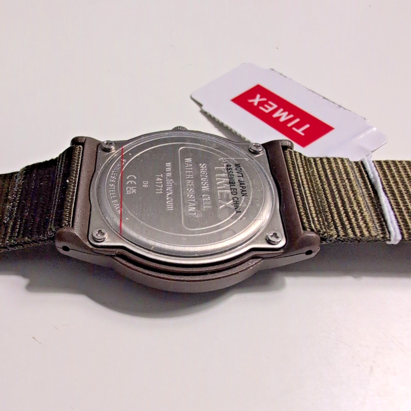TIMEX T41711E EXPEDITION CAMPER GREEN NYLON STRAP MEN’S WATCH