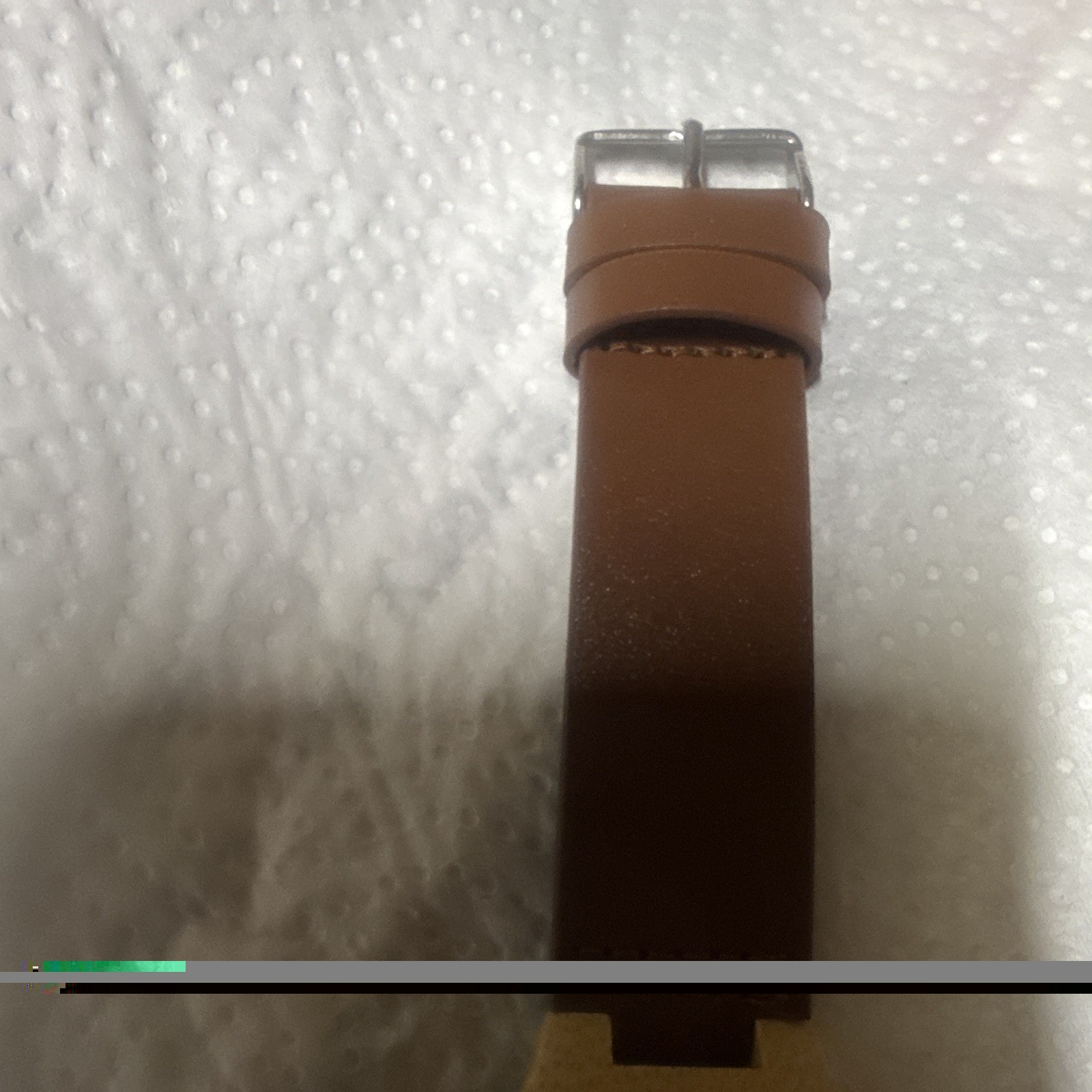 TruWood Quartz Analog Wood Case Brown Dial Stick Indexes Brown Leather Strap