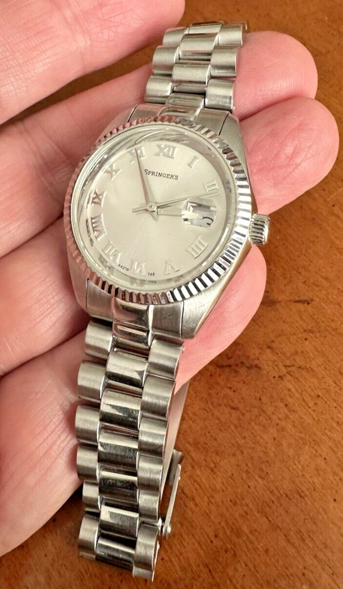 Ladies BELAIR A4215 Watch Fluted Bezel SPRINGER’S Jubilee Bracelet New Battery
