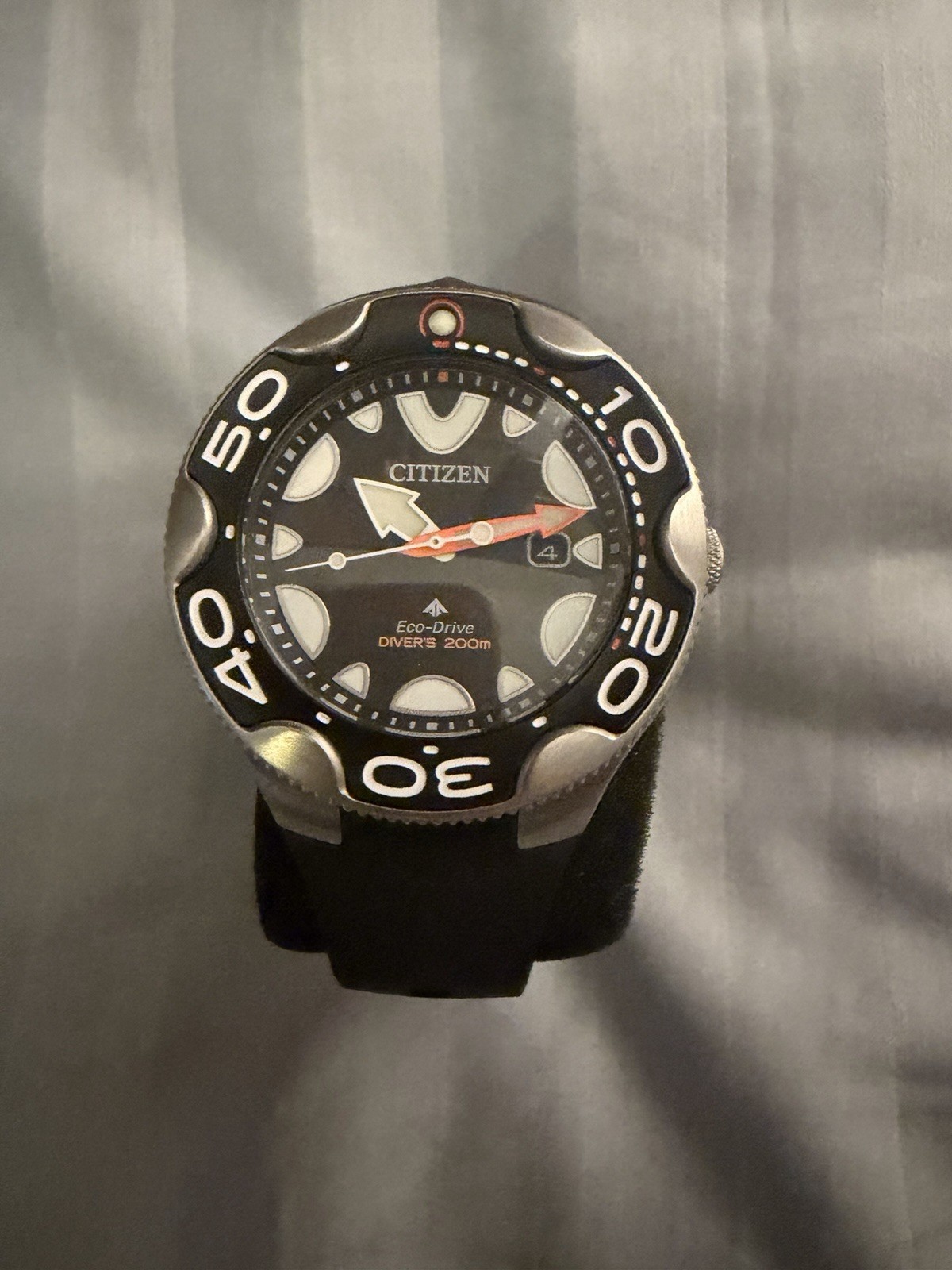 Citizen Eco-Drive Men’s ​PROMASTER ORCA Black Rubber Strap Watch