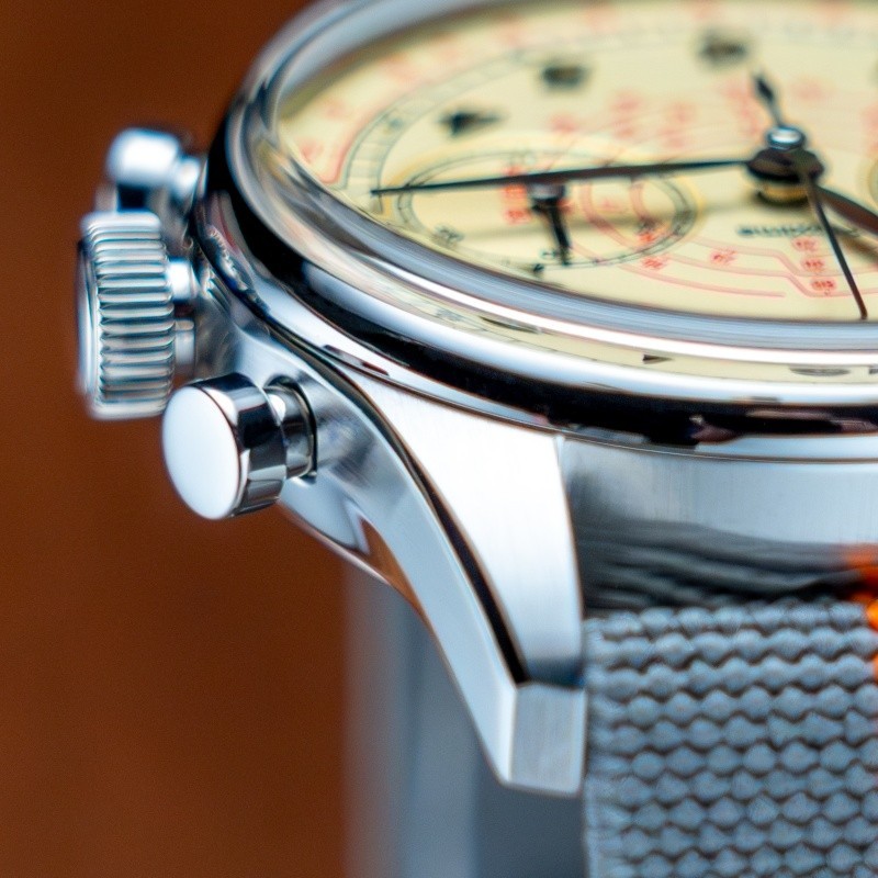 Proxima Men Chronograph Watch 39mm Manual Winding Mechanical Wristwatch ST1902