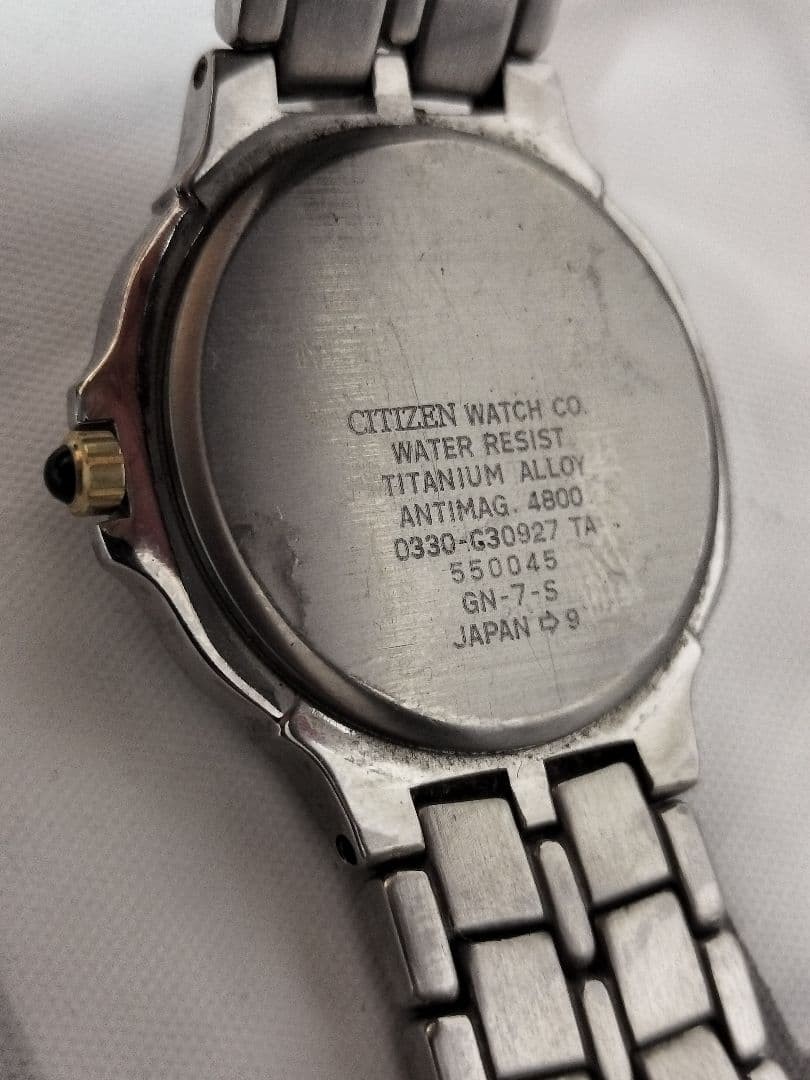 Excellent condition CITIZEN EXCEED 0330 titanium watch. 【USED】