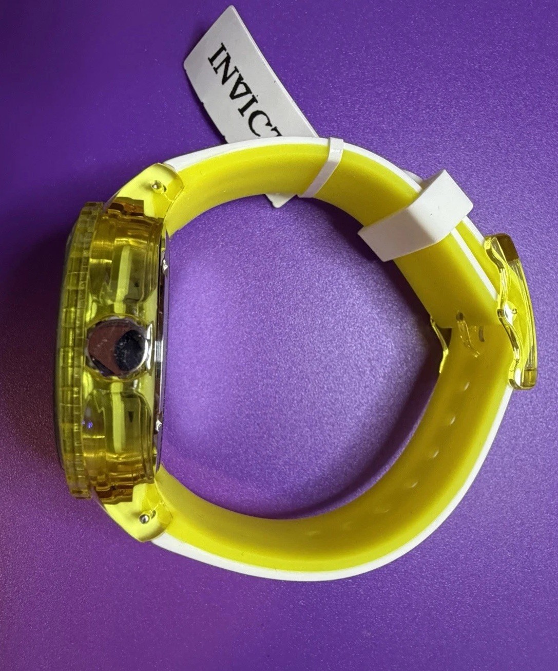 Invicta Men’s Subaqua 69451 44mm Quartz Diver Watch Yellow New Box Tag