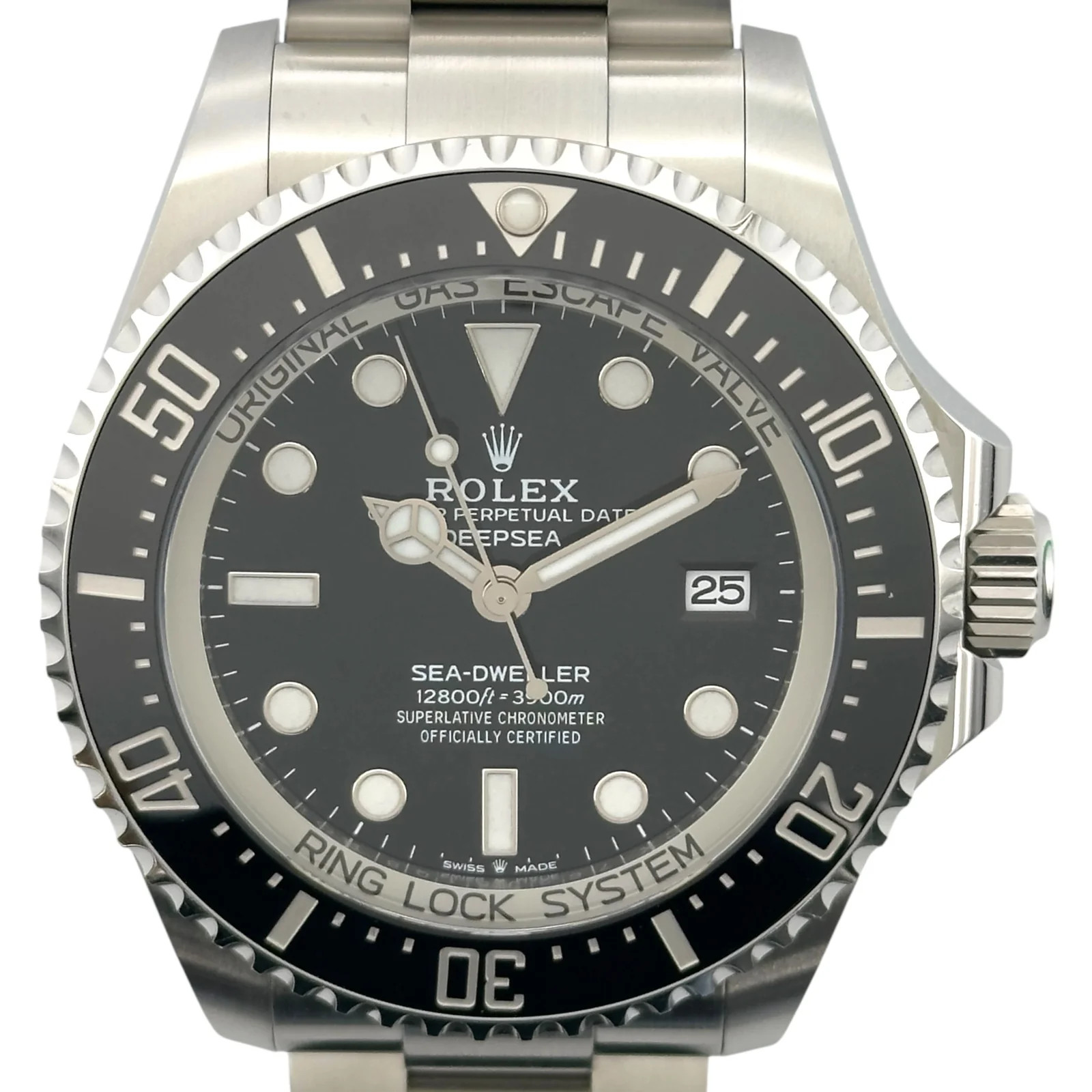 ROLEX Wristwatch 136660 44mm Stainless Steel Black Watch OKW778