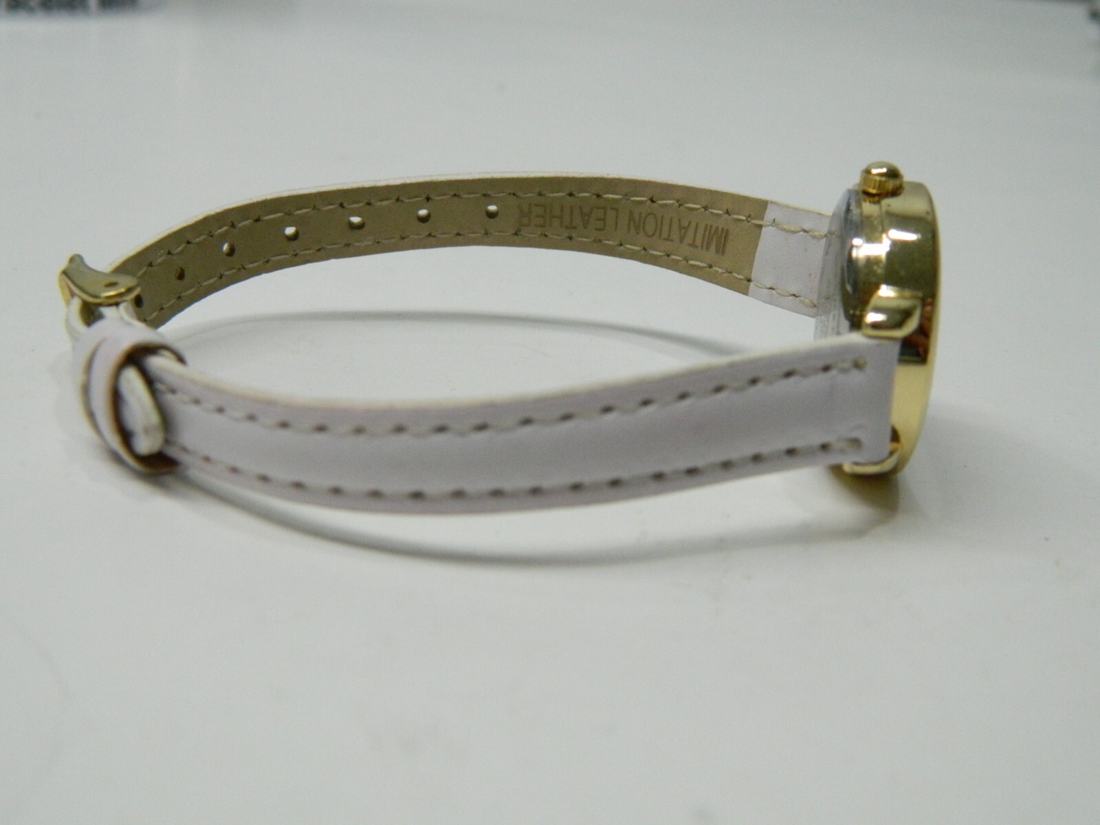 Beautiful Gold tone with Lilac/Blush color band Lady’s wristwatch/watch