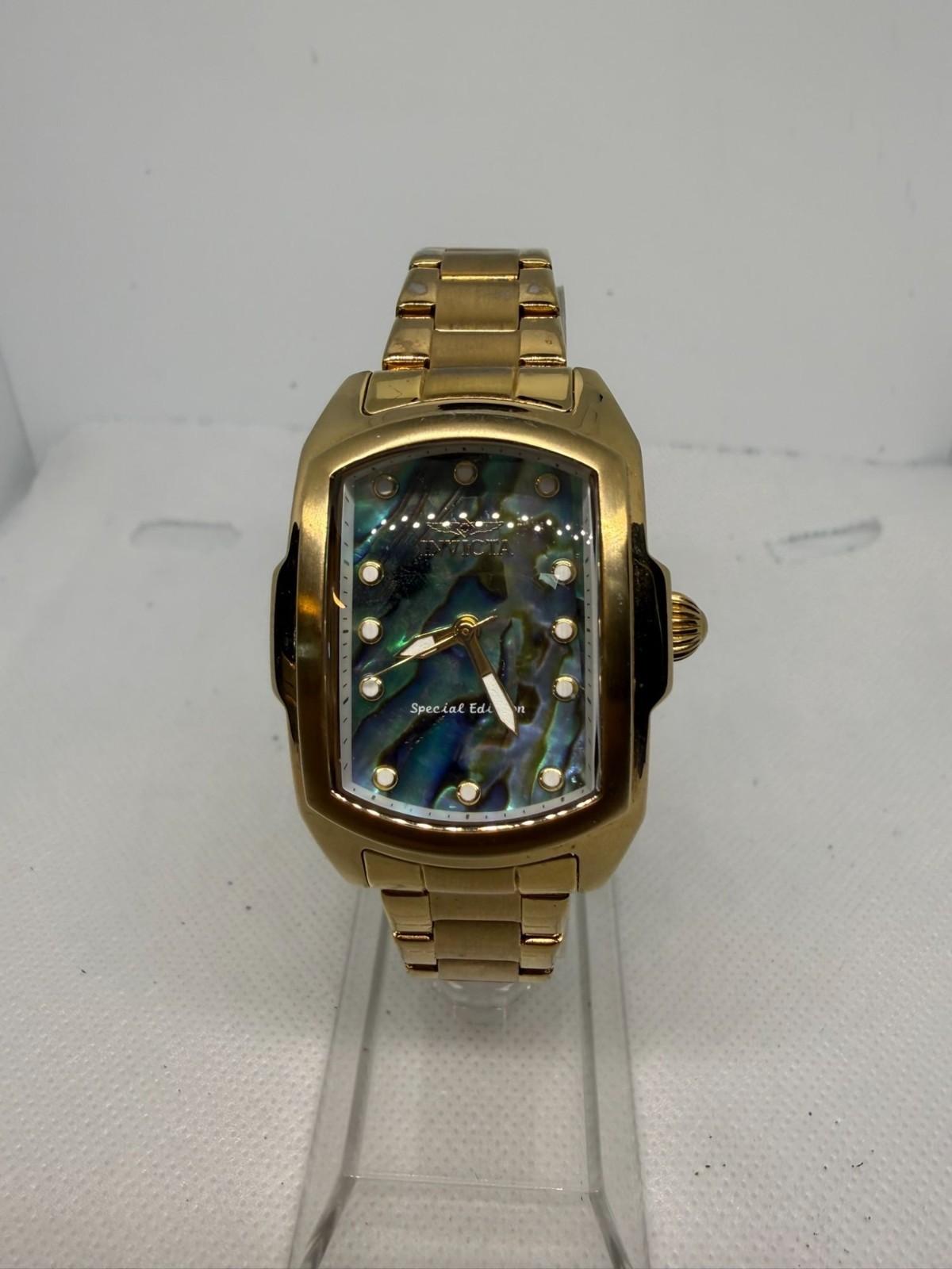 Invicta Baby Lupah 23210 Women’s 29mm Gold-Tone Rainbow Abalone Quartz Watch
