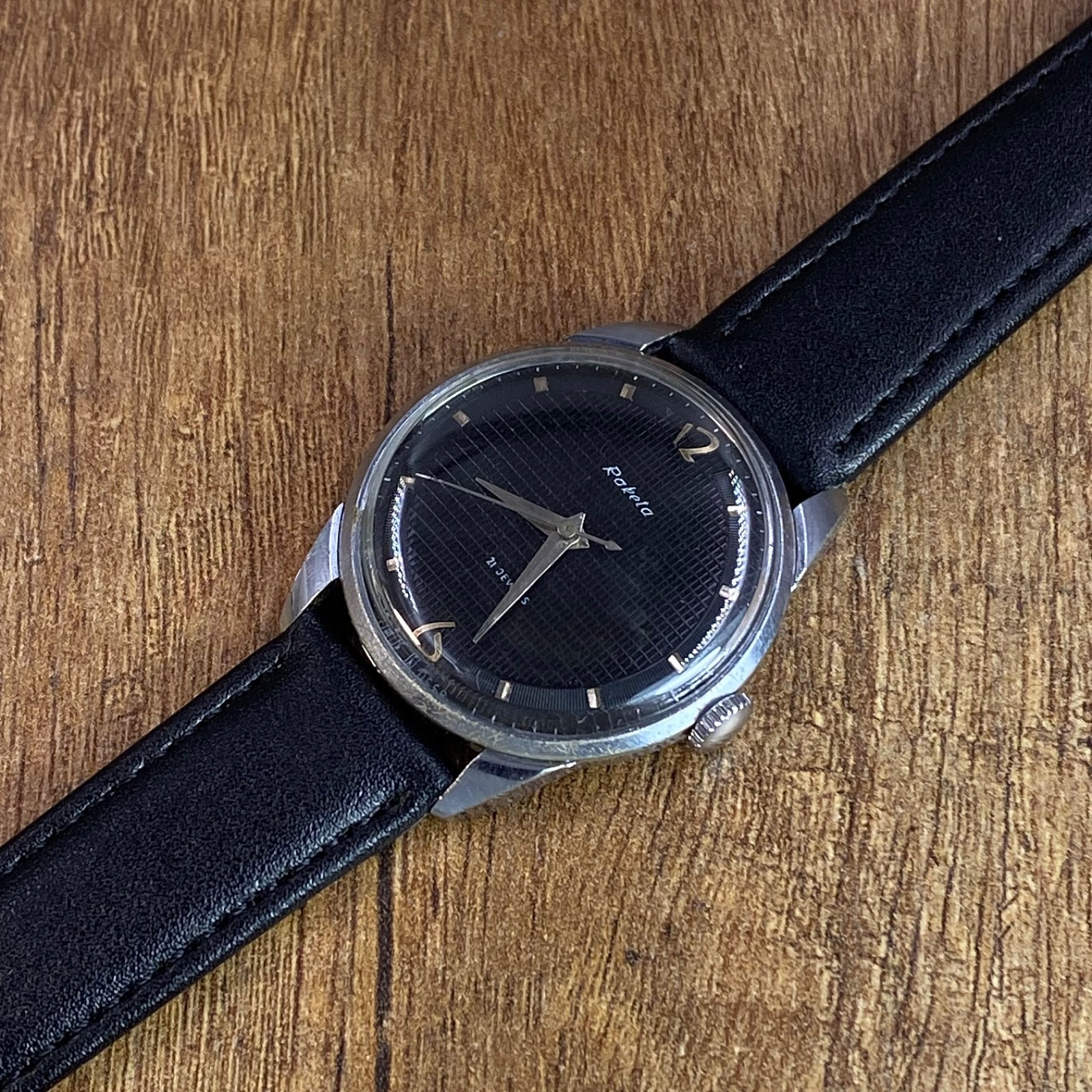 Raketa Baltika mechanical 21j vintage Soviet Era mens wristwatch USSR