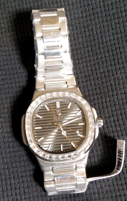 NEW Montres Prestige X Invicta Men’s 40mm Quartz Baguette Crystals SS Watch