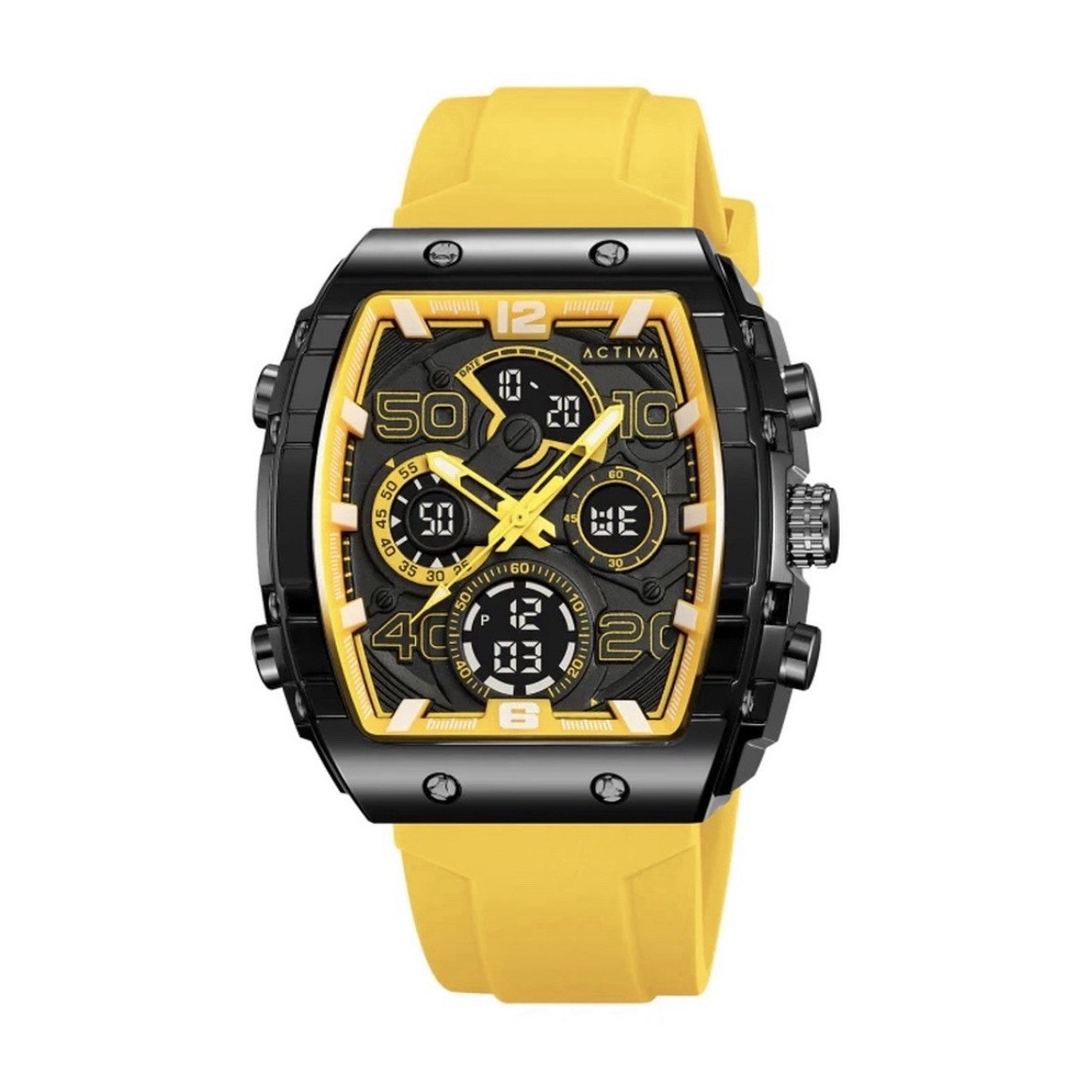Activa Vion x Invicta Digital Essentials Men’s Watch ACW8109-003 45mm, Yellow