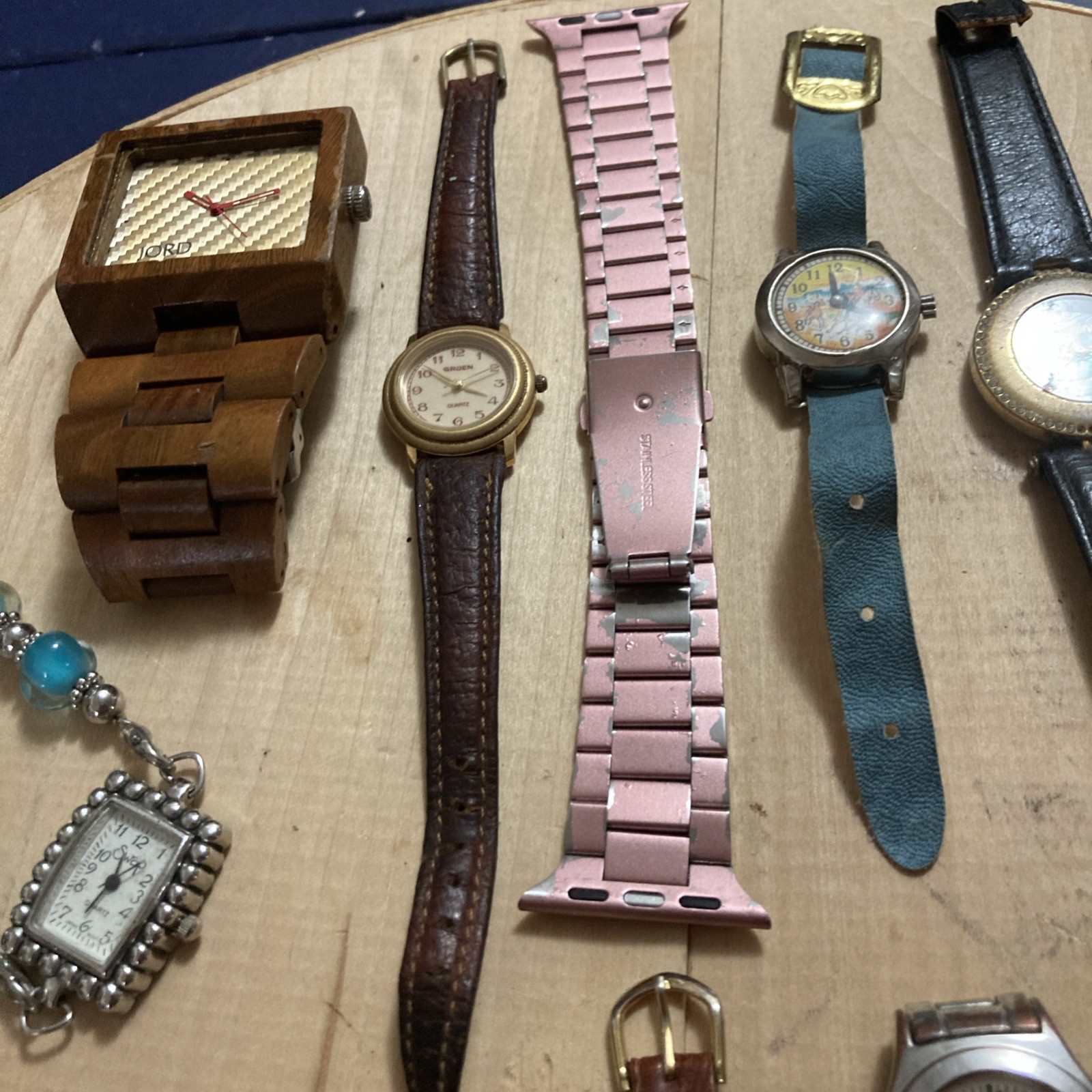 Vintage Watch Lot Untested, Various Brands