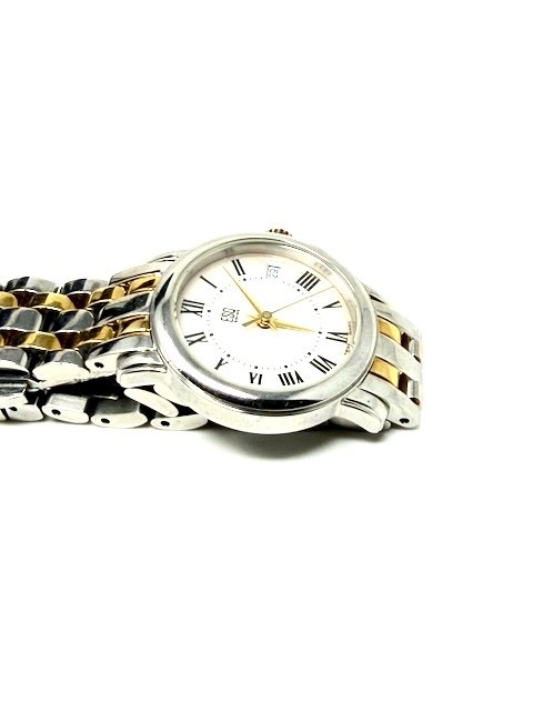 ESQ E5383 VINTAGE WOMENS SWISS QUARTZ LAPIS CABOCHON CROWN WATCH BY MOVADO