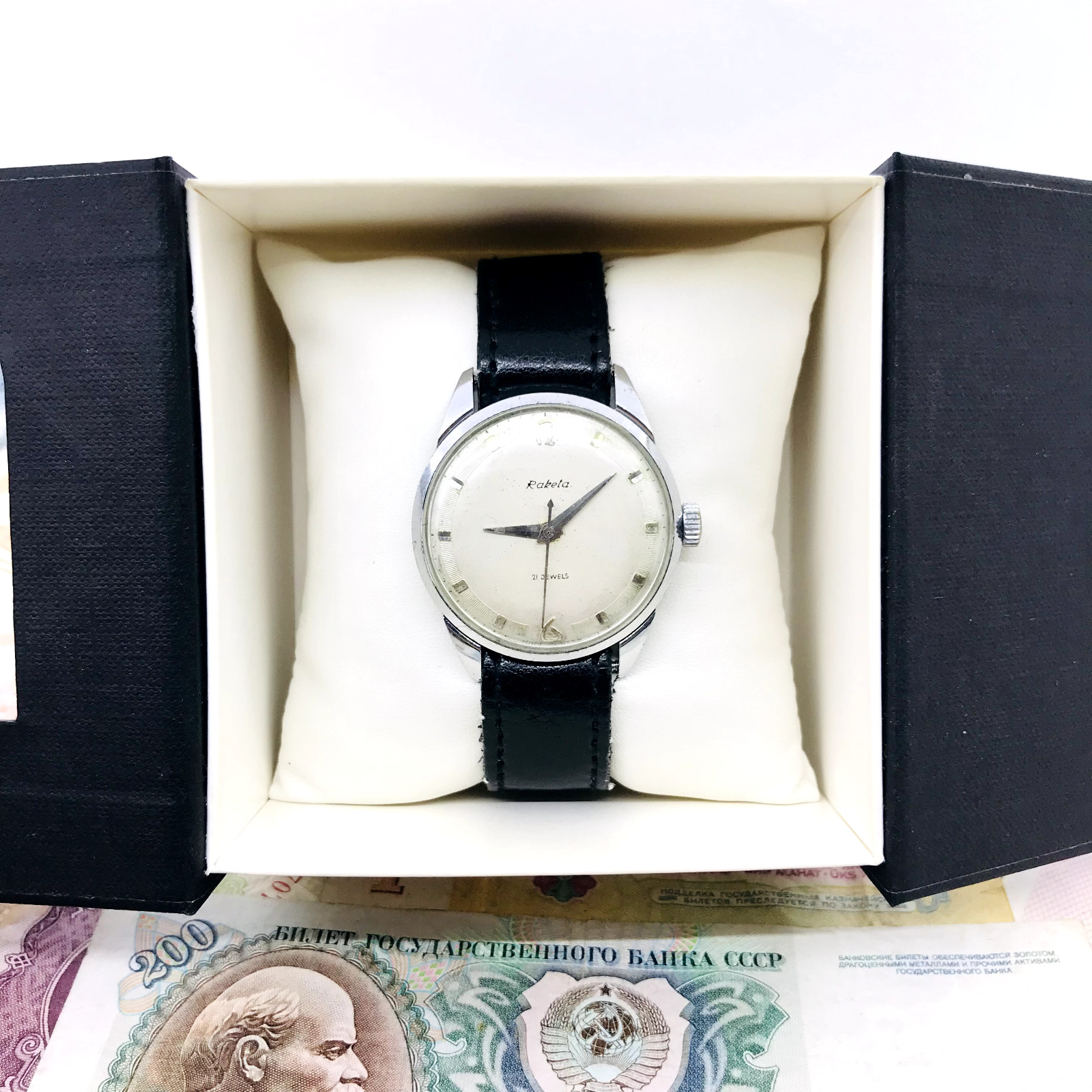🧿 Rare Raketa Baltika 2609 Wristwatch USSR Roket Soviet 1970s Service 🛠