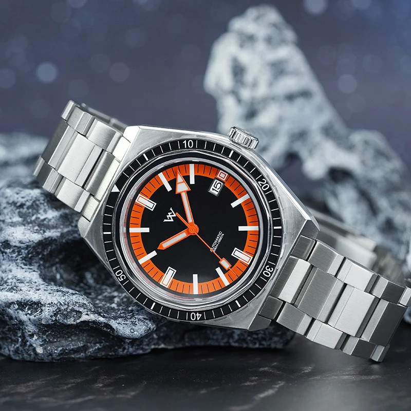 Welly Merck WM194 Automatic NH35 Dive Watch 200m Sapphire Crystal 40-44mm