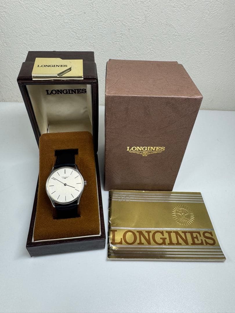 LONGINES Cal.847 Manual Winding Watch Silver Dial Vintage Used