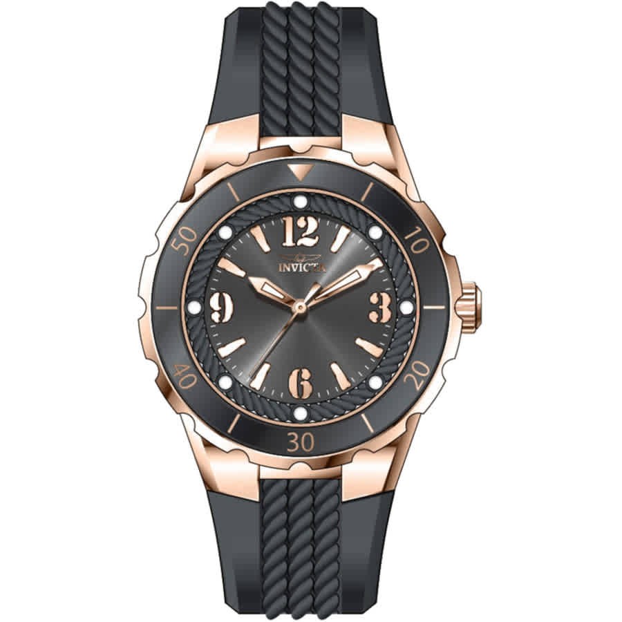 Invicta Angel Quartz Black Dial Unisex Watch 40310