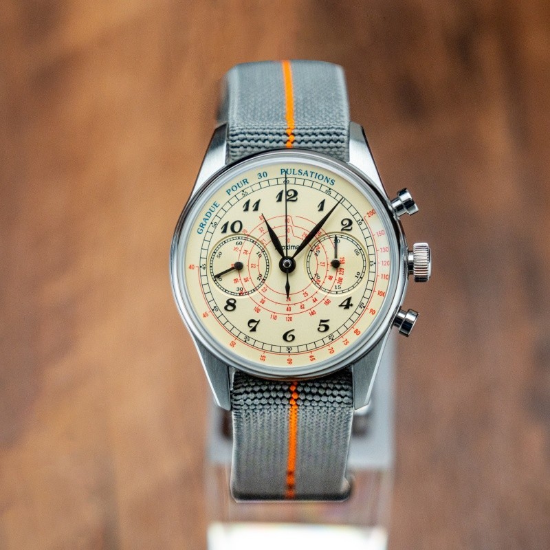 Proxima Men Chronograph Watch 39mm Manual Winding Mechanical Wristwatch ST1902