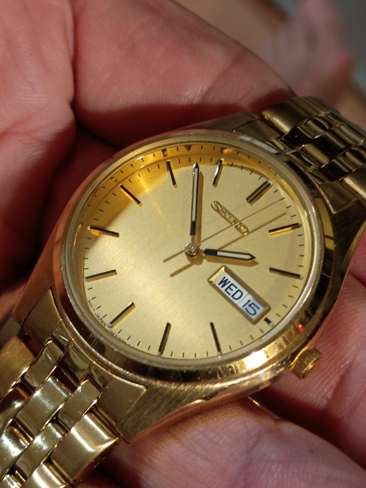 Seiko 7N43-919M All Gold Day Date, Vintage Seiko President!!!