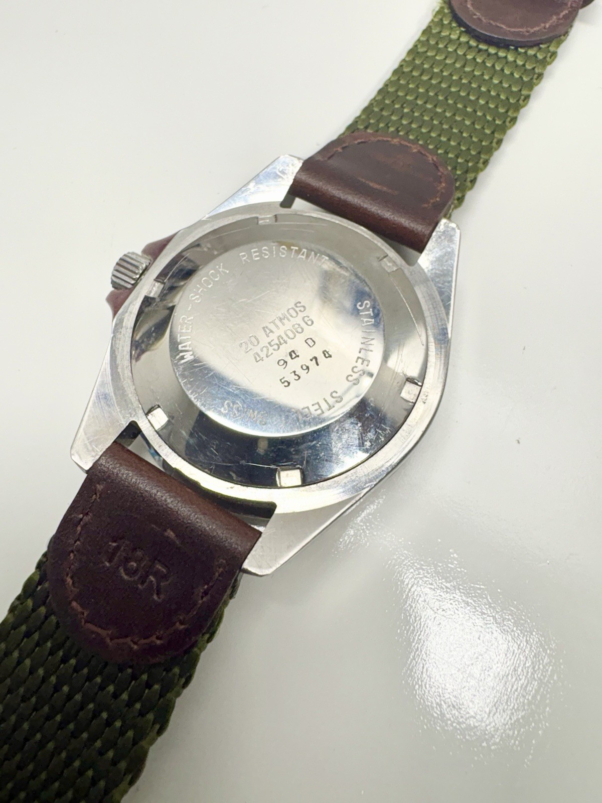 Vintage 60s 70s Era Croton Automatic Skin Diver 17 Jewel Men’s Wrist Watch Works